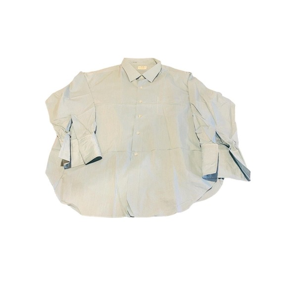 Andy Mohan Men's 3XL Woven Long Sleeve Button Up Hawaii Hand Tailored VTG Shirt - Picture 1 of 5